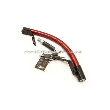 Antivol spécial Vespa fixation guidon/bec de selle